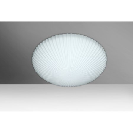 BESA LIGHTING Katie 12 Ceiling, Opal Matte, 2x60W Incandescent 945007C